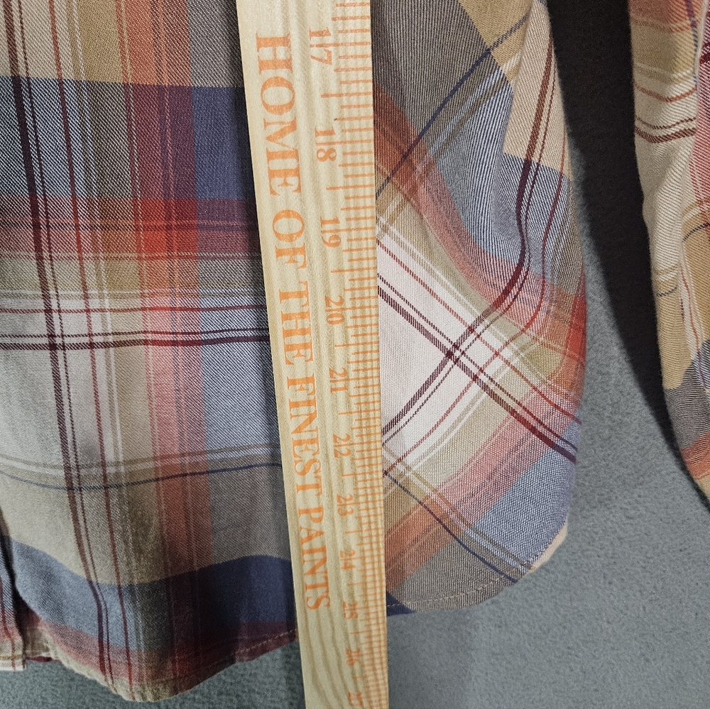 NWT  Royal Robbins Womens Dream Trekker Flannel Shirt Nazare Long Sleeve Medium - Picture 5 of 11